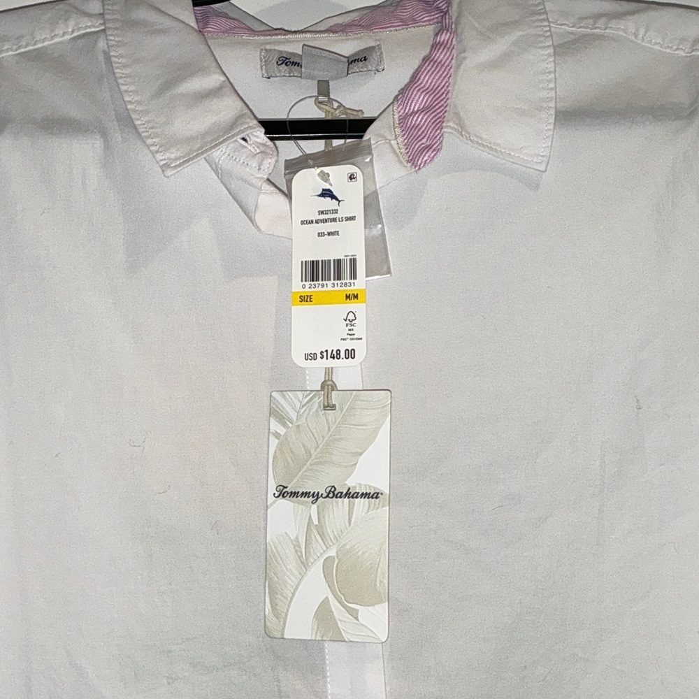 Tommy Bahama Ocean Adventure Long Sleeve Button-Up Shirt - Picture 4 of 9